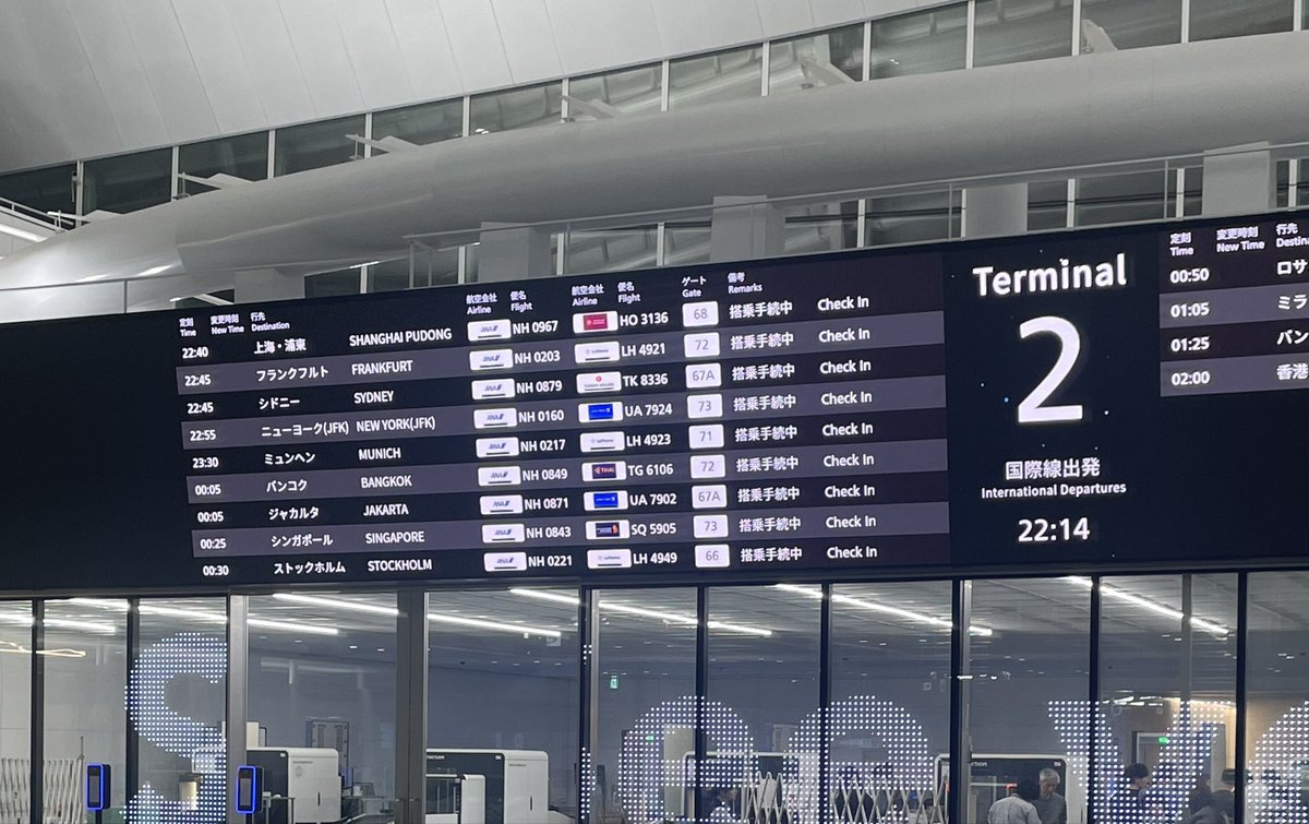 約1ヶ月日本に滞在していた娘と孫たちが北欧に帰っていきました。空港