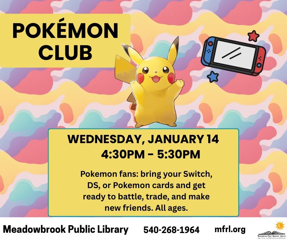 Next3Days's tweet image. Wednesday Library Fun:
• Calm Colors for ages 16+ at the Blacksburg Library at 5:30PM. Enjoy a break from daily stressors with calming coloring, soothing music &amp;amp; relaxing tea
• Bimonthly Bingo at Jessie Peterman Memorial Library #floydva at 2PM. Free to play &amp;amp; prizes awarded
•