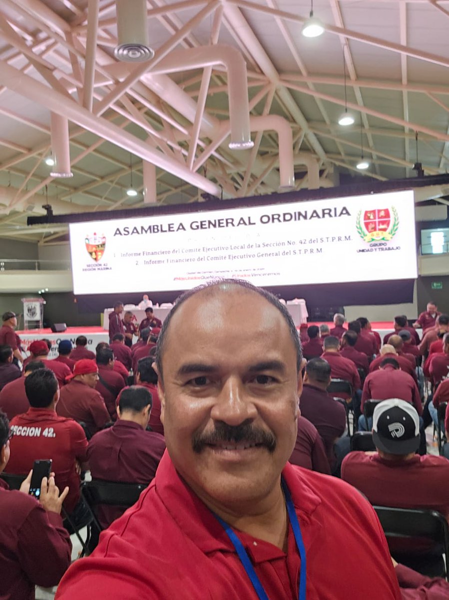 Nos venimos integrando a esta asamblea, cumpliendo cabalmente <a href="/GRUPO_XALAPA42/">Grupo Xalapa Sección 42 STPRM</a> al llamado de nuestro líder <a href="/lgps03101/">@lgps0310</a>, <a href="/MarcoAzuara1/">Marco Azuara</a> #SecGralSec42, <a href="/Seccion42_STPRM/">Seccion 42 STPRM Oficial</a> 
#UNIDOSVENCEREMOS
La reciprocidad de acciones nos beneficia y nos posiciona, siendo ejemplo de disciplina y