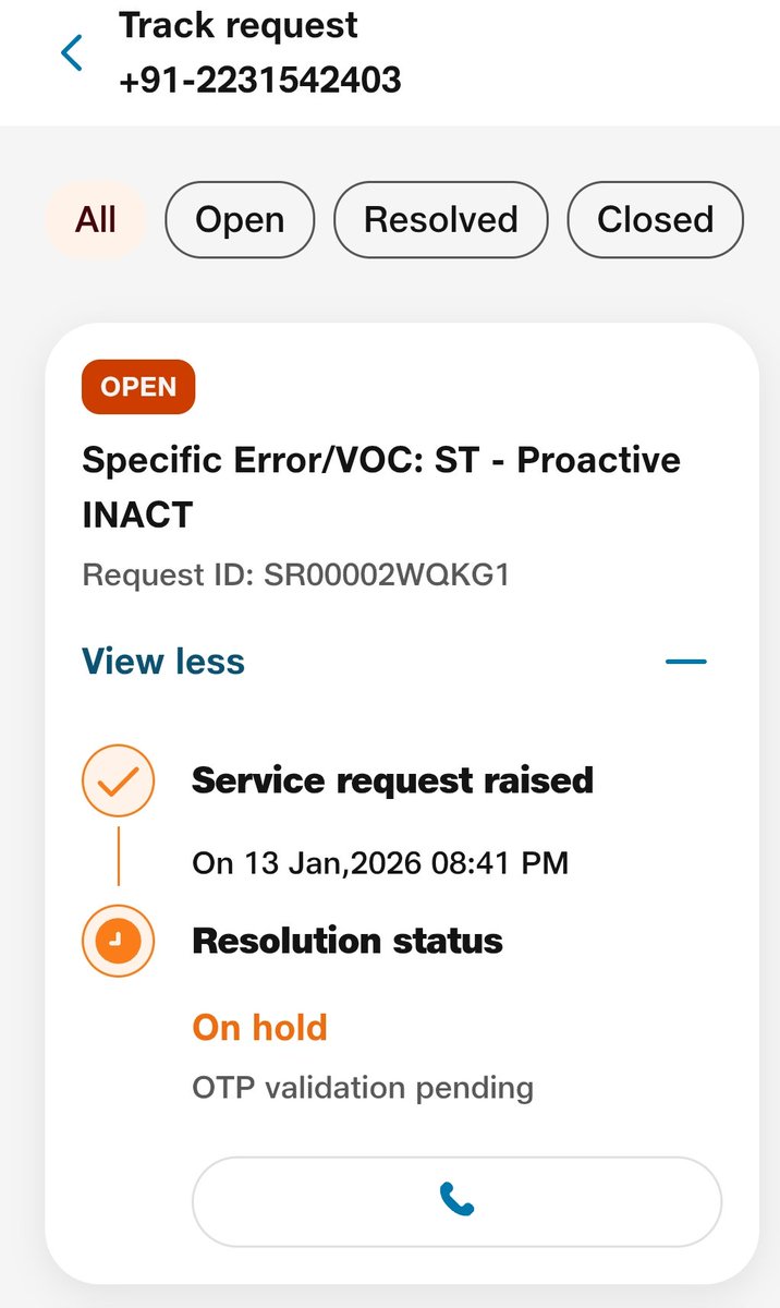 vm_2018's tweet photo. @JioFibre Internet not available more than 24 hours, so many calls at service centers, technician visit is rescheduled multiple times by you and finally below snip? Which OTP validation is pending? Really pathetic service https://t.co/4CN8xz90Qf