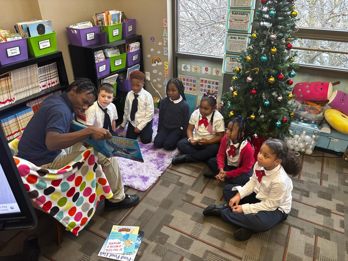 We ❤️ seeing our grantees support one another! 📚
Students from current grantee Kingdom Prep recently read to 1st &amp; 2nd graders at former grantee partner St. Marcus School—an encouraging example of partnership, service, and community in action.