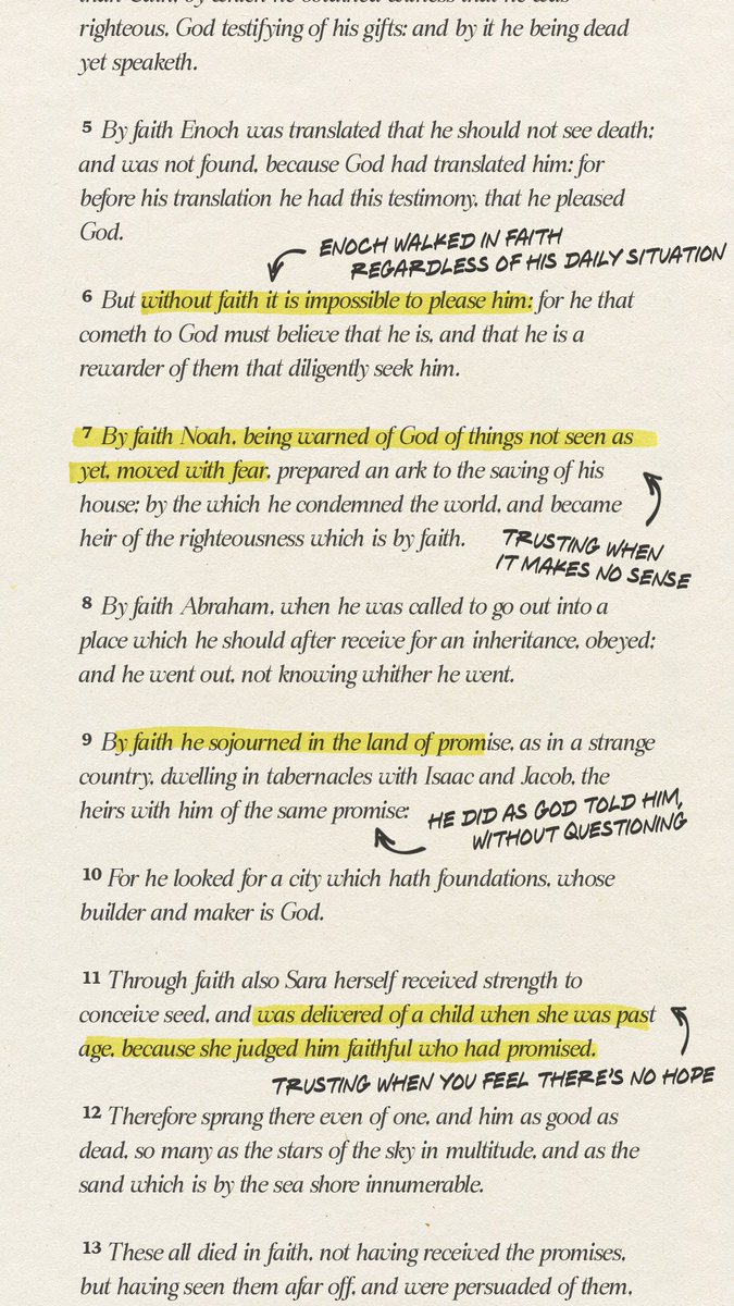TRBC's tweet image. Hebrews 11 reminds us that through faith, we can trust God no matter the circumstances! 🙌🔥