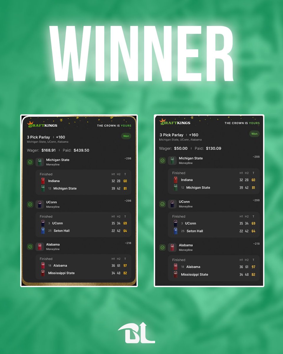 BetLeveling's tweet image. 🔥 $1,000+ CASH &amp;amp; +100 UNITS YESTERDAY! 🚀💰

Books SMOKED – screenshots attached! Who’s riding the heater? 😤

LIKE if tailing 🔥

RT to spread the wins 💪

Comment your biggestW + tag a friend👇

#SportsBetting #PlayerProps #BigWin #GamblingTwitter #NBAPicks #CollegeBasketball