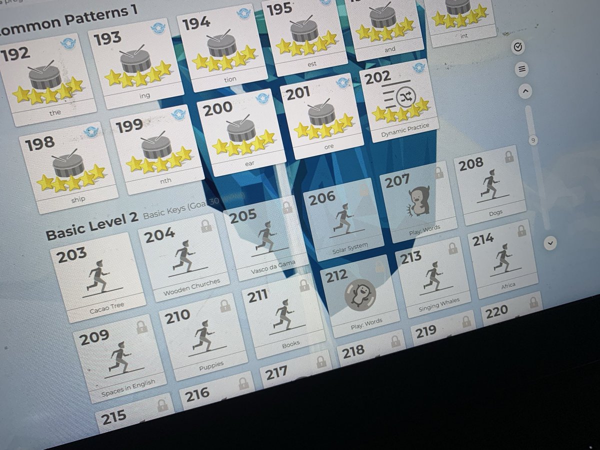 Thanks to <a href="/typingclub/">TypingClub</a> and 200+ epiosdes. I can see a very noticeable improvement in my typing.

Now the new bottleneck is spelling… 🙈🙈

Tech twitter, Do you have a technique or tool that you have found effective?