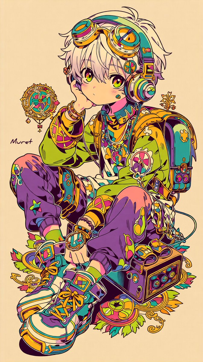 QT： --sref 1703145948 （Midjourney V7・Nijijourney V7） サイバー