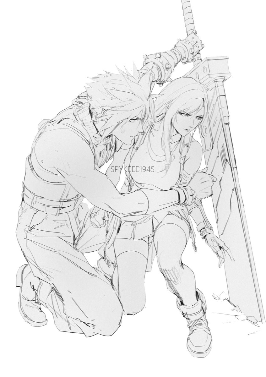 SPYKEEE1945's tweet image. WIP

#Cloti | #クラティ