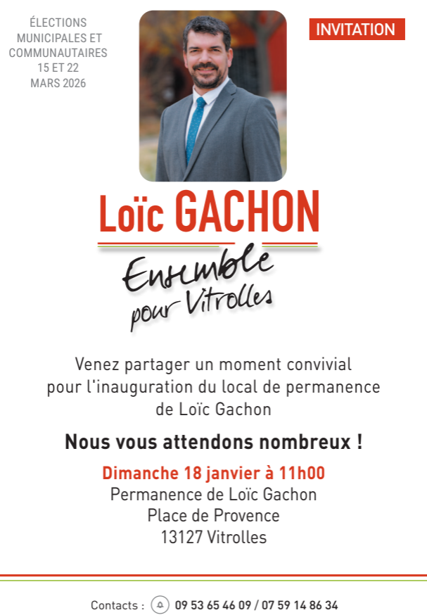 mathon13127's tweet photo. Je le dis clairement : je suis derrière Loic Gachon
Sérieux, constance, intérêt général : Vitrolles a besoin de stabilité, pas d’aventures.
📍 Dimanche 18 janvier – 11h – Place de Provence
#Vitrolles #Municipales2026 #EnsemblepourVitrolles2026 https://t.co/uddUdIDb6j