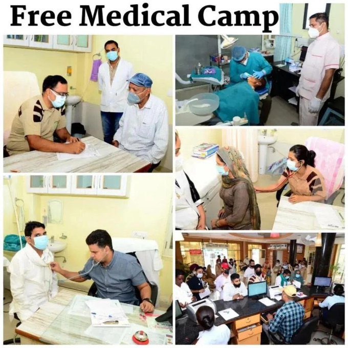 itzdeep7973's tweet photo. It is very difficult for needy people to afford the cost of quality medical treatment. Following the inspiration of Saint Gurmeet Ram Rahim Singh Ji, Dera Sacha Sauda organizes free medical camps every month where OPD services are completely free for everyone.

#FreeMedicalCamps https://t.co/DWS78Pvo9Z