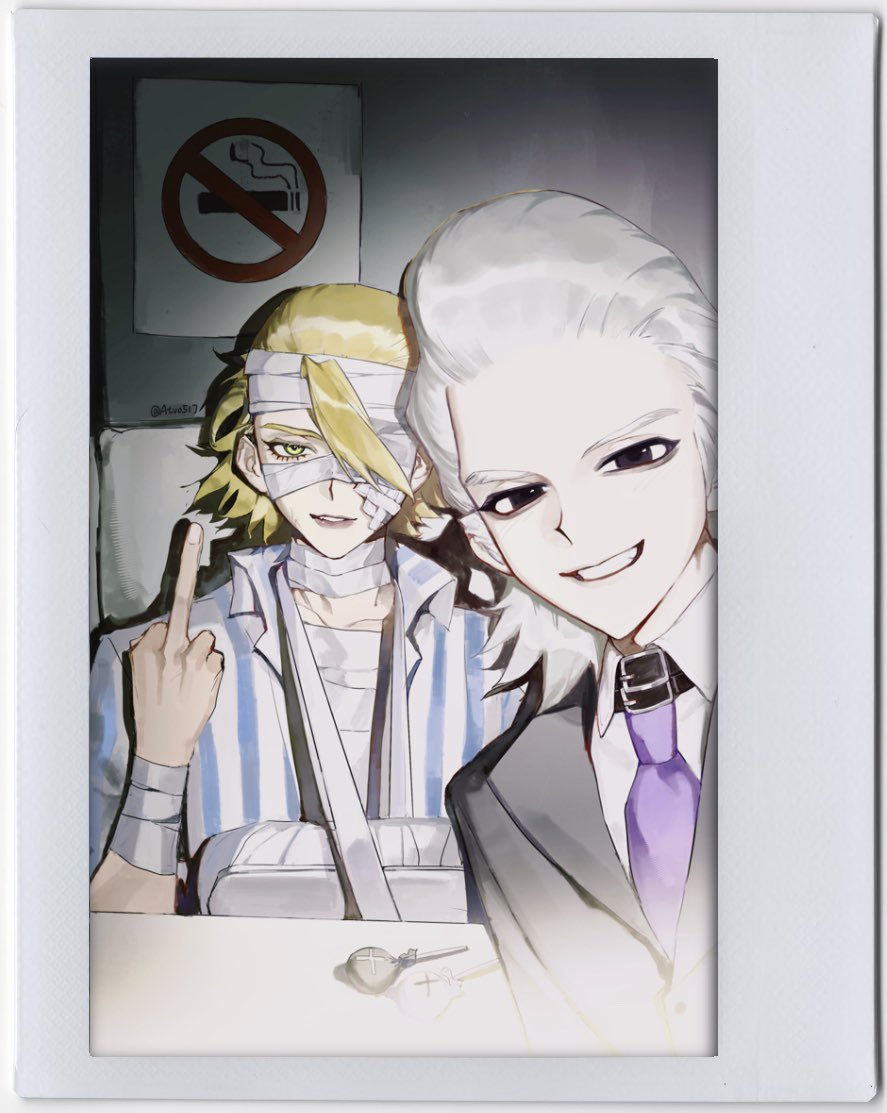 Atuo517's tweet image. 07｜No smoking here