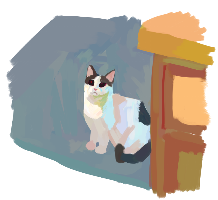 dalisayMT's tweet image. I did a quick colour study of Wonton knowing about the toy @feederofcats