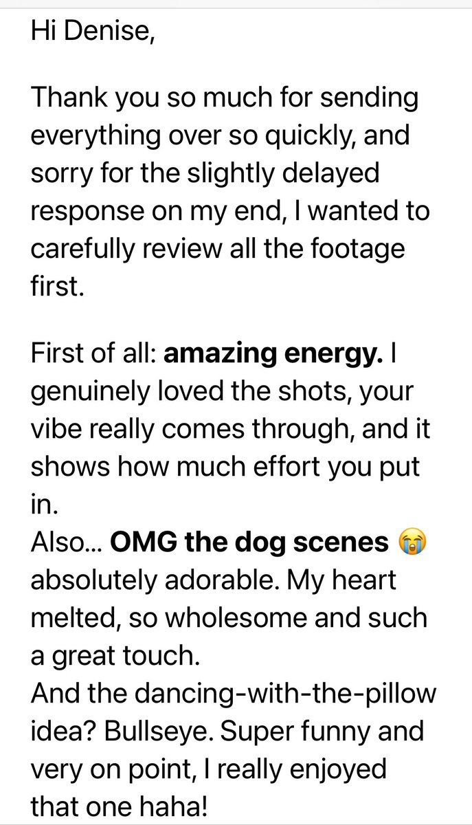 It’s so awesome waking up to a “great job…we loved your work” email!!!
Brands if you’re looking for. GenX UGC creator I’m your gal for health, wellness, beauty and lifestyle.

creatingwgrace.my.canva.site

#ugc #brands #BrandStrategy  #ugccommunity