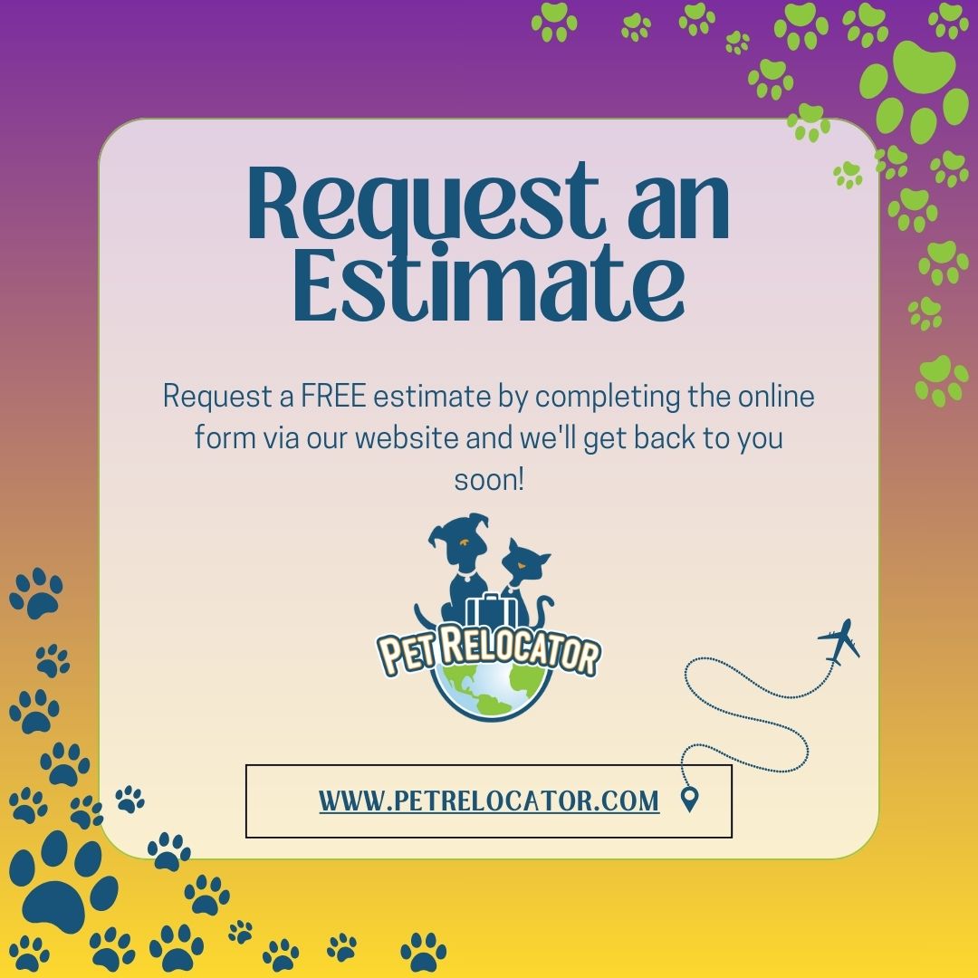 PetRelocator's tweet photo. Getting started is easy! Request a FREE estimate by completing the online form on our website, and our team will be in touch to help guide you through the process.

📍 Visit https://t.co/jkk7TnRX3Z to get started today! https://t.co/mNIwPtzxLy