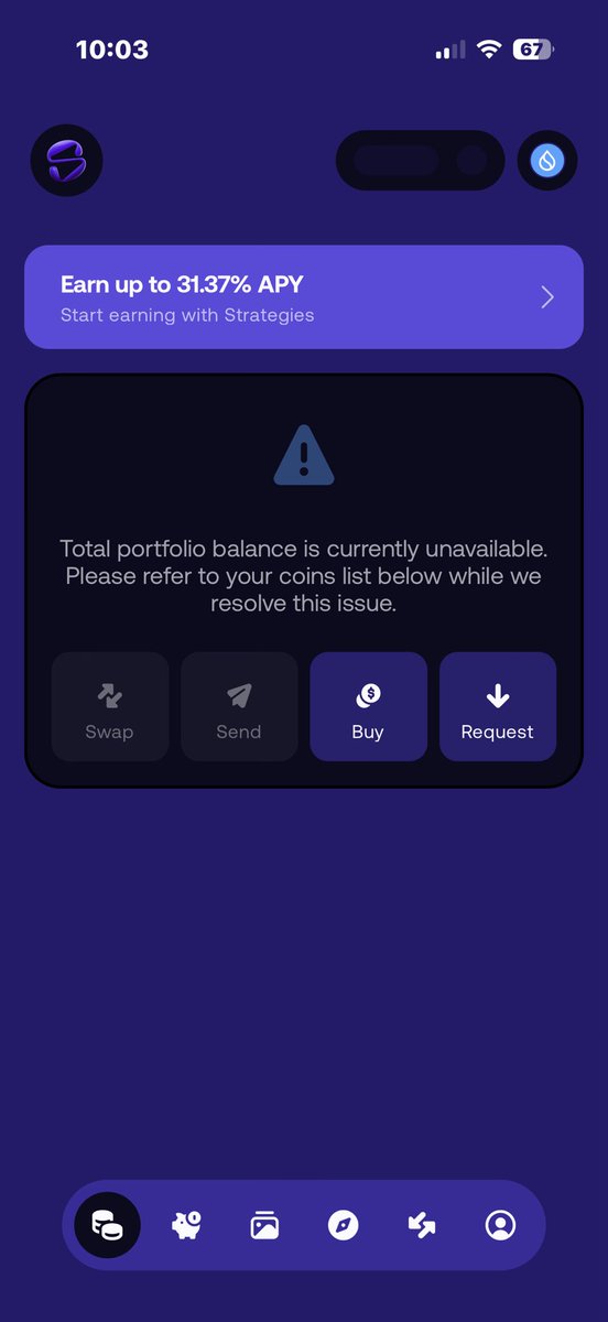 TheLou305's tweet photo. @SuiNetwork @firstmovers_ The network is down and no announcements have been made https://t.co/d7ZbqRAup6