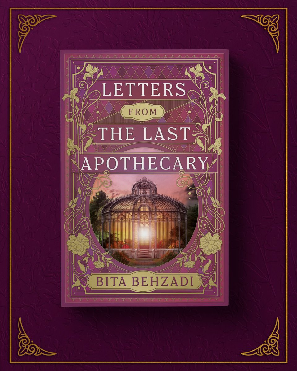 BitaBehz's tweet image. ✨COVER REVEAL✨

Absolutely ecstatic to reveal the cover of my lighthearted romantic fantasy, LETTERS FROM THE LAST APOTHECARY.

If you were interested in reading, the book is now on NetGalley!! SNAP IT UP WHILE IT'S READ NOW!

Designed by: Michael J Windsor