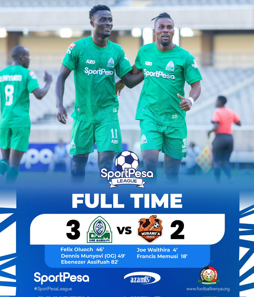 Are you not entertained! 😎

What a match, what a comeback! 

#SportPesaLeague