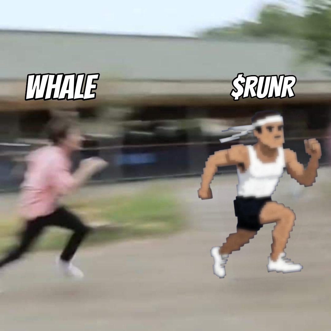 Better grab a bag before the whales load up 🔥🫡 

runrtoken.com 

$RUNR 

34snF7yvdydsr9DqytWKPsHAmMwBr7HoBYkptoctWqXY