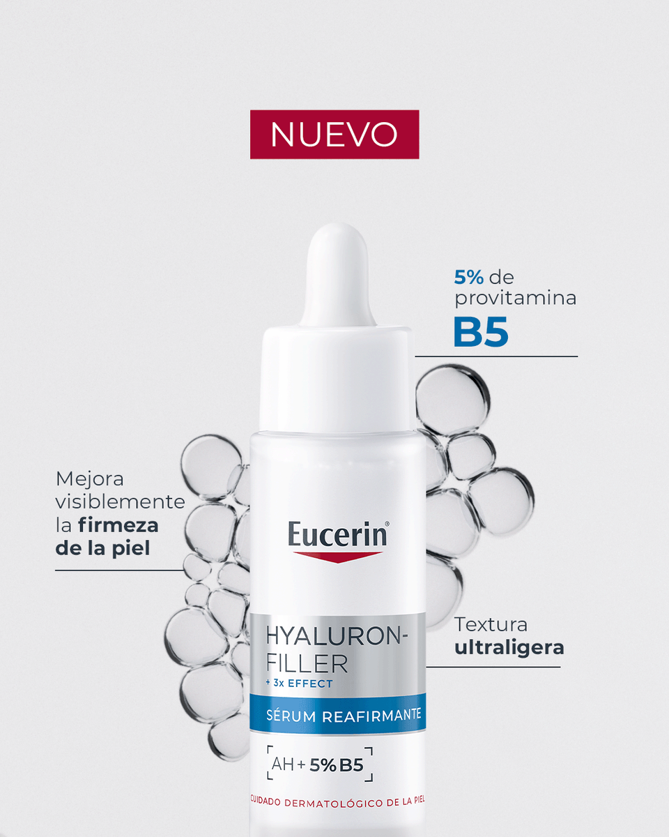 Activos del nuevo #HyaluronFiller Serum Reafirmante:
💙 El 5 % de #provitaminaB5 favorece la regeneración de la piel y mejora su resistencia.
💙  El micro #ÁcidoHialurónico retiene la humedad y proporciona una hidratación intensiva.
➡️ bit.ly/4oYxvkX