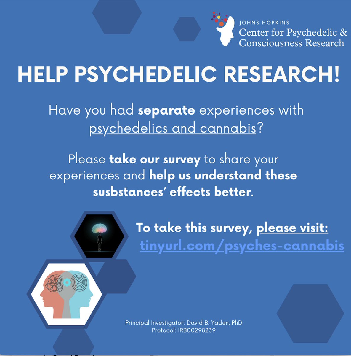 Johns Hopkins Psychedelic Research Center tweet media