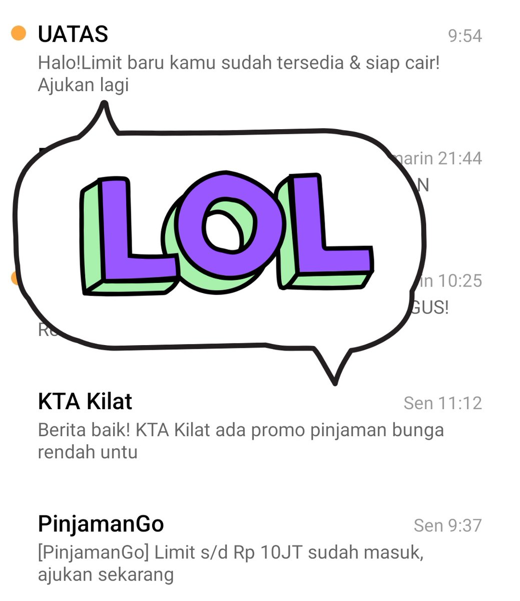 minslly's tweet image. DIKASIH LIMIT 10T JUGA GUE OGAH MAKE LU LU PADA!