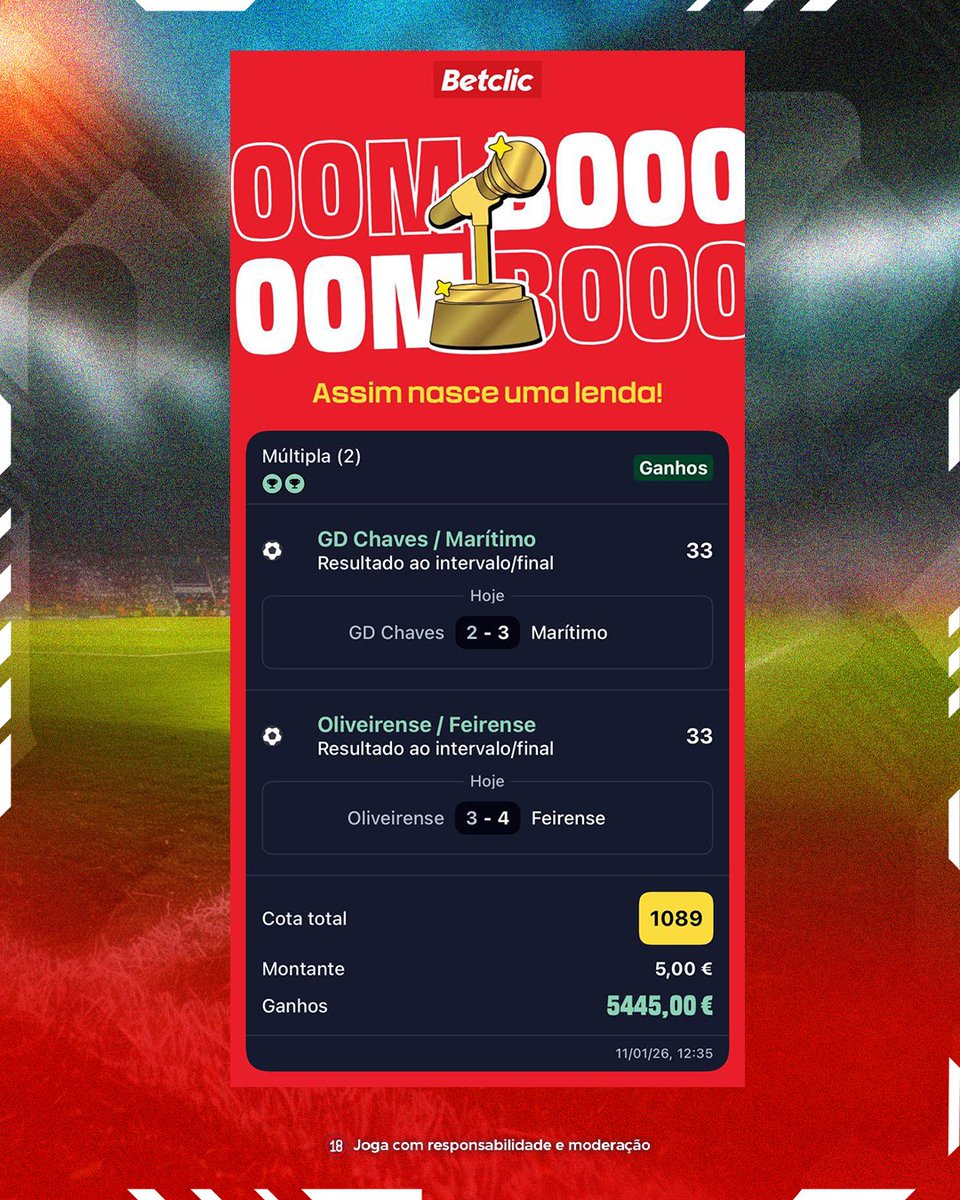 Betclic Portugal 🔞 tweet media