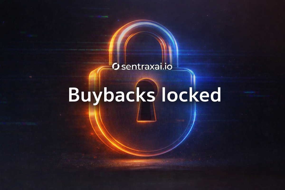 SentraxProject's tweet image. Buybacks Locked

To directly address sell pressure, all tokens acquired through buybacks have been locked for 6 months.

These tokens are removed from active circulation and cannot contribute to short-term market pressure. The objective is supply control and long-term alignment,…