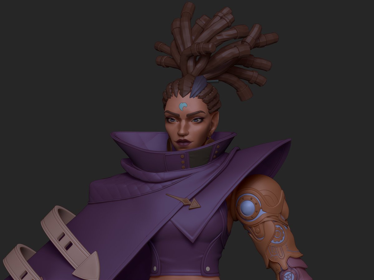 Hi #PortfolioDay !
I'm Marie, a french 3D character artist specialized in handpainted textures :) 
My Dm are open for job inquiries so feel free to contact me 😊✨