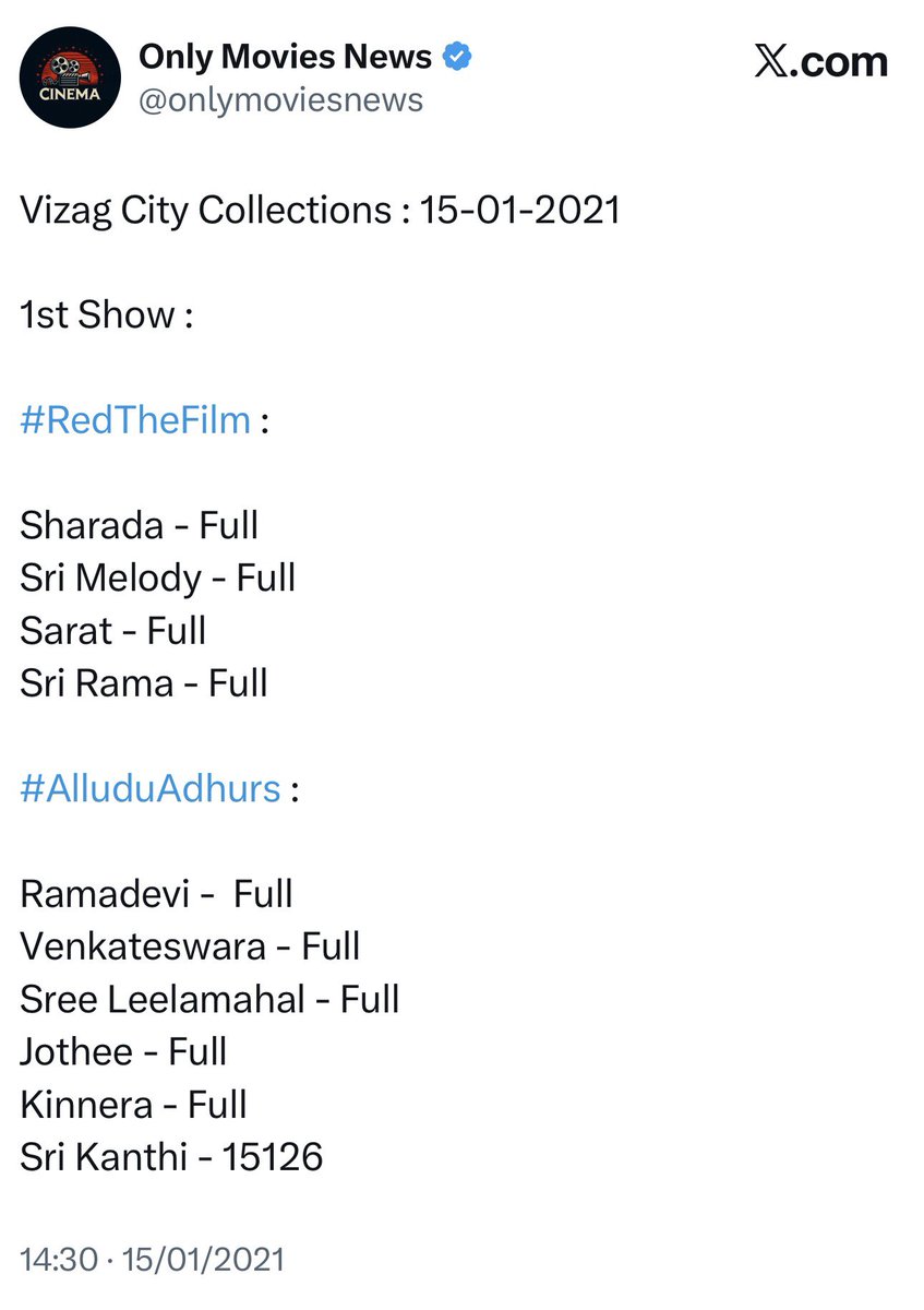 VolunteerVasu's tweet photo. @IamLucky509 #RedTheFilm
Rapoooo annaaaa ๐คฃ๐คฃ๐คฃ
Laughing from RK beach - Vizag
UA - mostly Pandaga lo any movie chustaruuuu irrespective of the talk
Bob pull antaaaa ๐ซ ๐ซ ๐๐๐๐๐ https://t.co/tm32uH6Pga