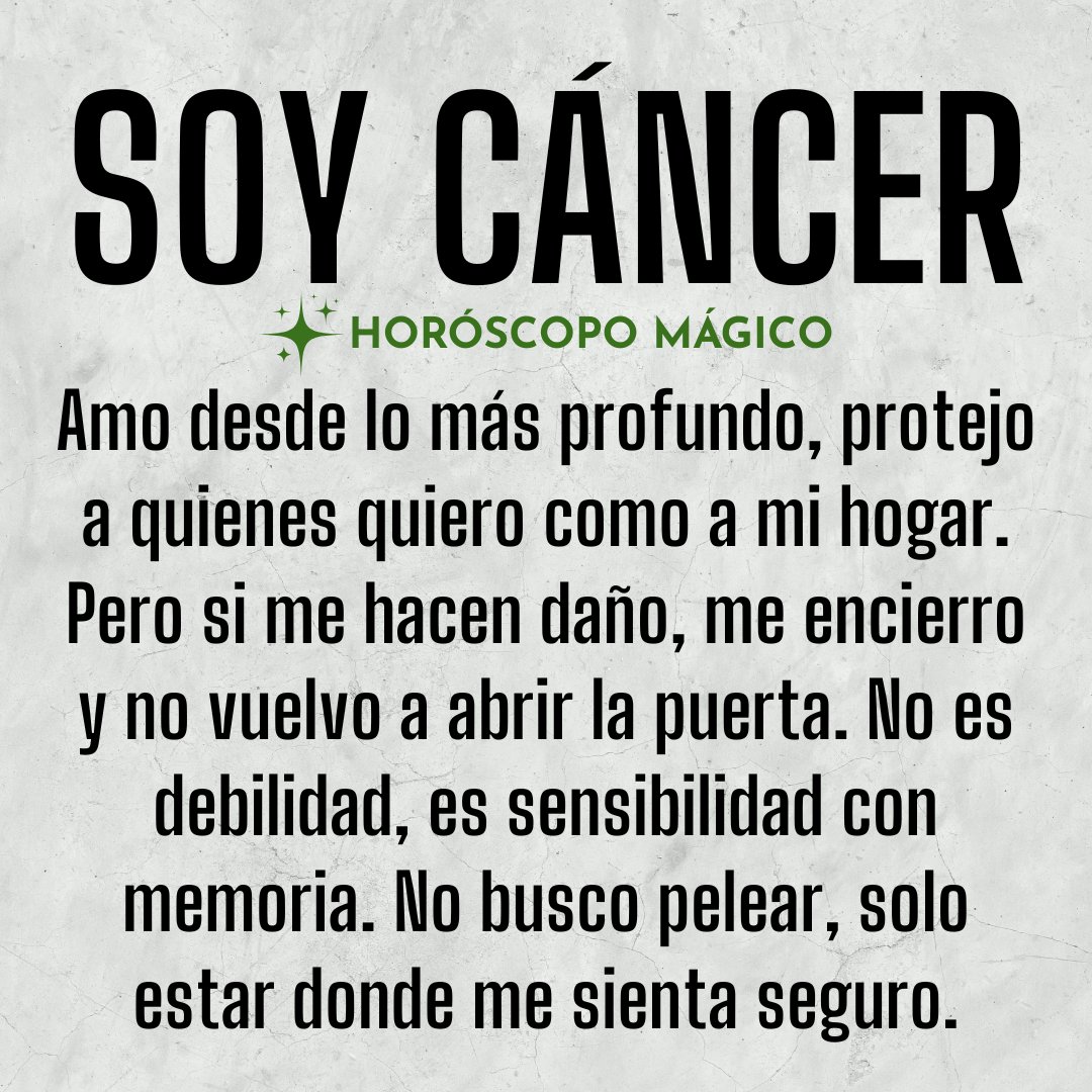 Cáncer Horóscopo Mágico 🔮 tweet media