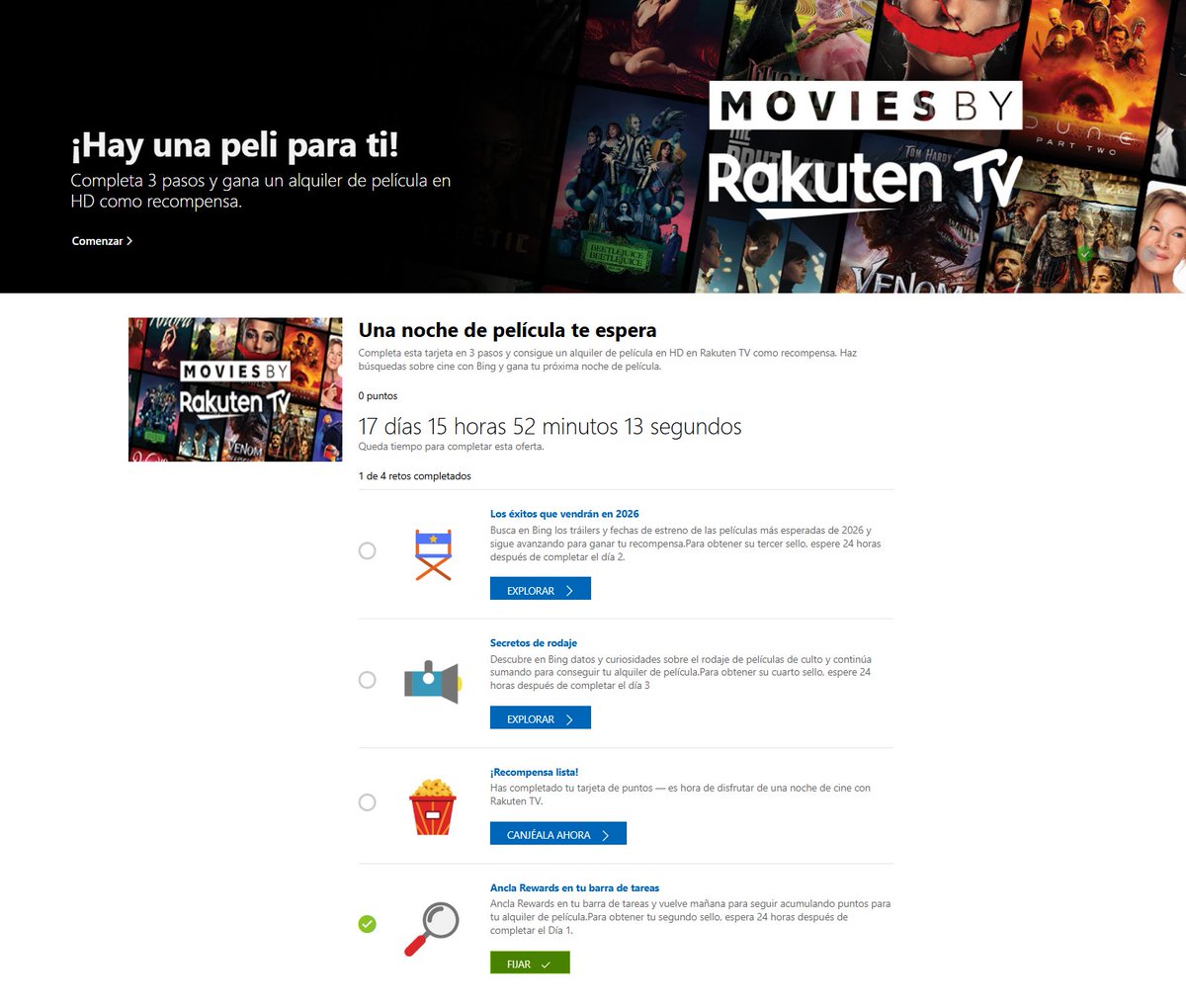 DisfrutaXbox's tweet image. RAKUTEN TV - Película gratis (alquiler) gracias a MS Rewards

disfrutaxbox.com/2026/01/rakute…

#DisfrutaXbox #RewardsPoints #XboxGamePass #MicrosoftRewards