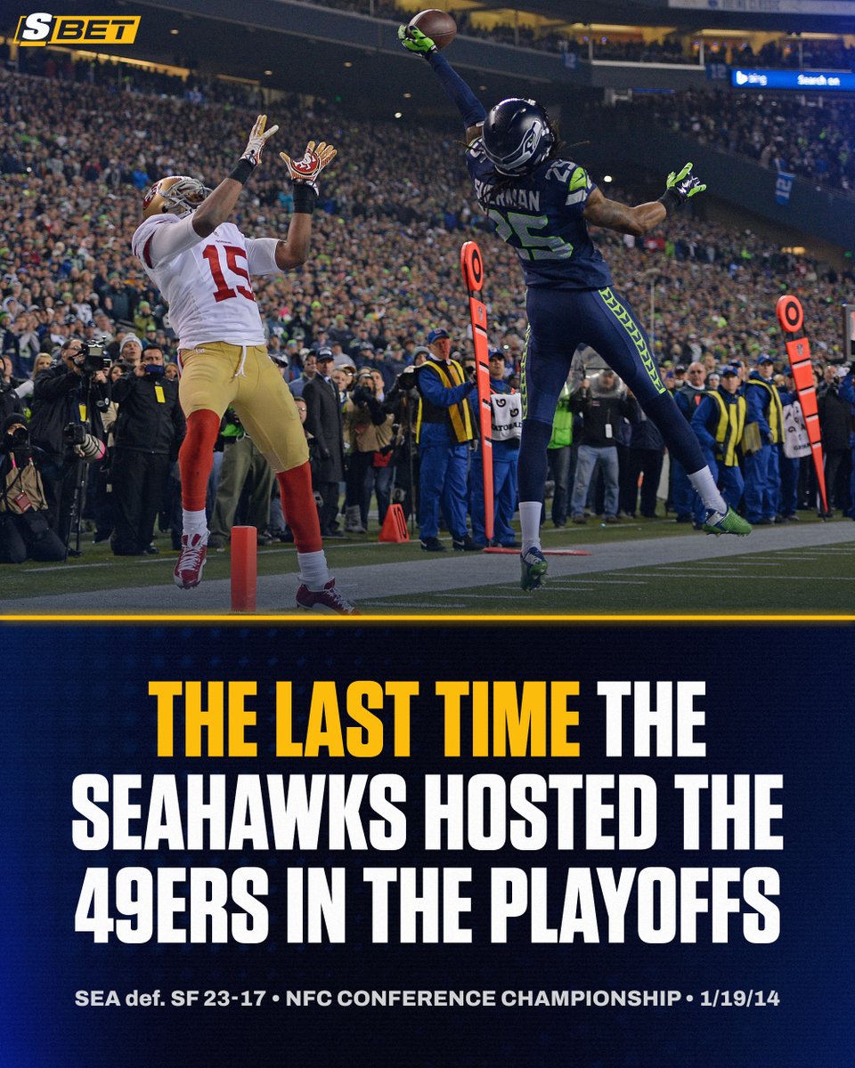 theScoreBet's tweet image. CAN'T WAIT for 49ers-Seahawks🍿

San Francisco: +7.0, +280 ML
Seattle: -7.0, -360 ML
O/U: 45.5