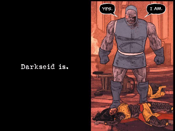 B3Geek's tweet image. Fico feliz, é um boa HQ!

Gosto especialmente de como o Darkseid é a personificação da depressão profunda do Scott.