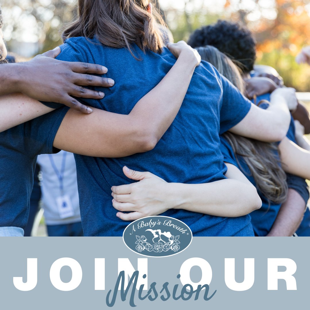 Our volunteers make hope possible.
 Thank you for showing up with love, faith, and open hearts, day after day, mother after mother.

 Your kindness transforms lives.✨
 484-571-4450 | ababysbreath.org/volunteering

 #ABabysBreath #VolunteerAppreciation #GiveHope