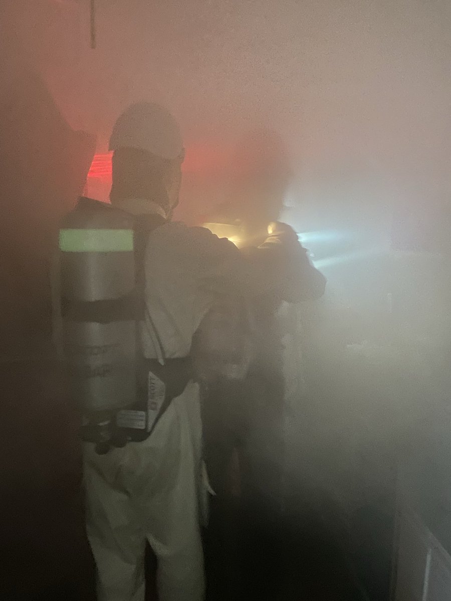 RFAMountsBay's tweet photo. Cadets and apprentices have been conducting enclosed space rescue training in smoke filled compartments. 
Great teamwork and enthusiasm shown by all! @RFAHeadquarters https://t.co/v0eBkUuAVW