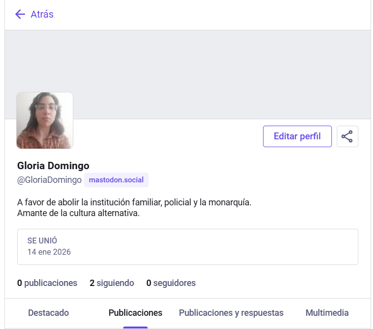 👋 Ya estoy en Mastodon!