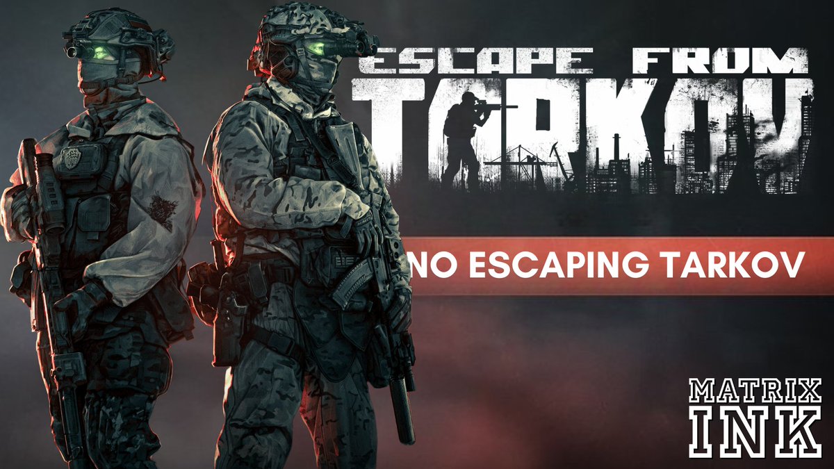 MatrixINK247's tweet image. No Escaping Tarkov! LVL 33 with no escape in sight! Tasking all day! What map should we run? Let us know in the comments and we may just go! Shoreline? Lighthouse? Customs? Reserve? Labs? You pick!

twitch.tv/matrixink
