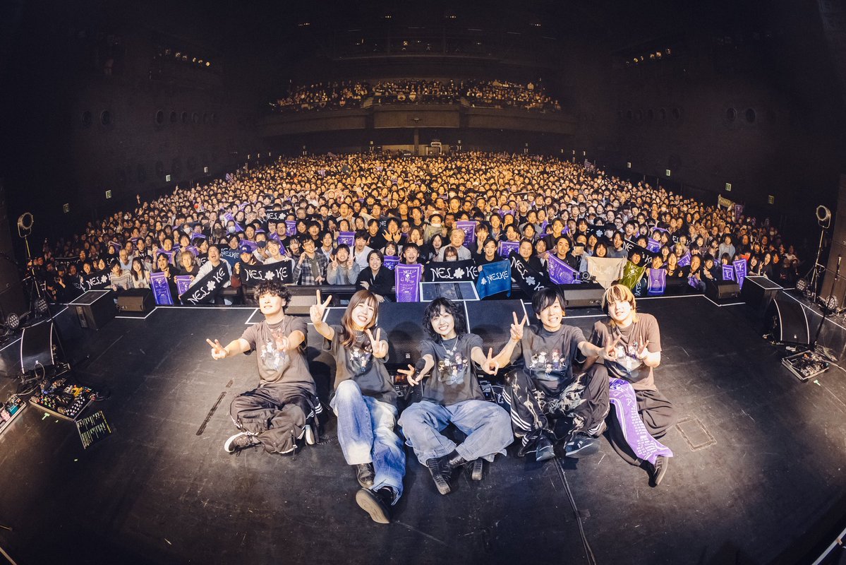 NLK_RRK's tweet image. 【Thank you Zepp DiverCity ONE MAN LIVE !!!!!】

1/14@ Zepp DiverCity
全国ツアーDiary本編ファイナル

皆さまありがとうございました
NELKEはNELKEのままで、届け続けます५✍⋆*

本日のセトリプレイリスト公開🦖🎧

Spotify: open.spotify.com/playlist/1anvw…
Apple Music: music.apple.com/jp/playlist/ne……