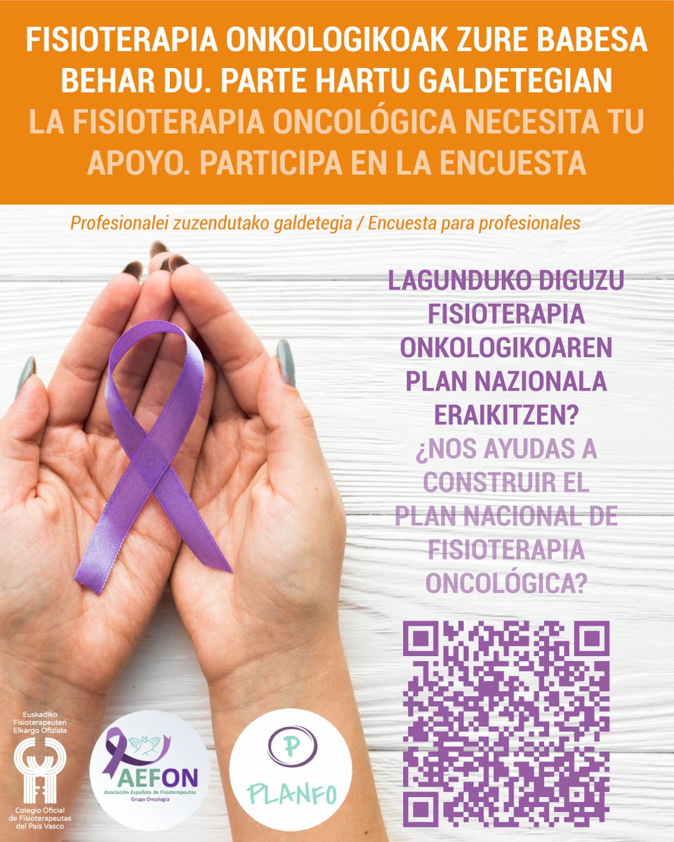 💙 LA FISIOTERAPIA ONCOLÓGICA NECESITA TU APOYO. PARTICIPA EN LA ENCUESTA

¿NOS AYUDAS A CONSTRUIR EL PLAN NACIONAL DE FISIOTERAPIA ONCOLÓGICA?

👉 Encuesta para profesionales:
redcap.clinic.cat/surveys/?s=FK3…

<a href="/AEF_ONC/">AEF Oncología</a>