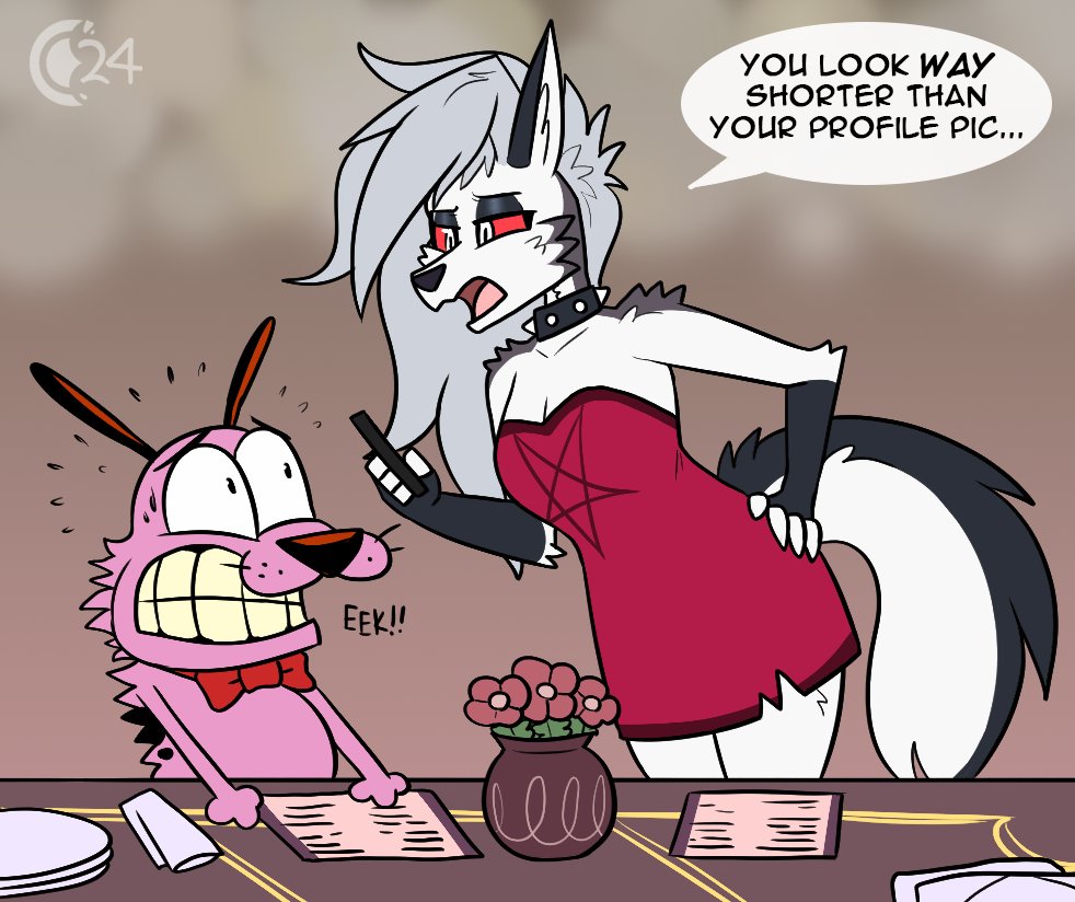 ChocEnd's tweet image. The Courage x Loona series so far!