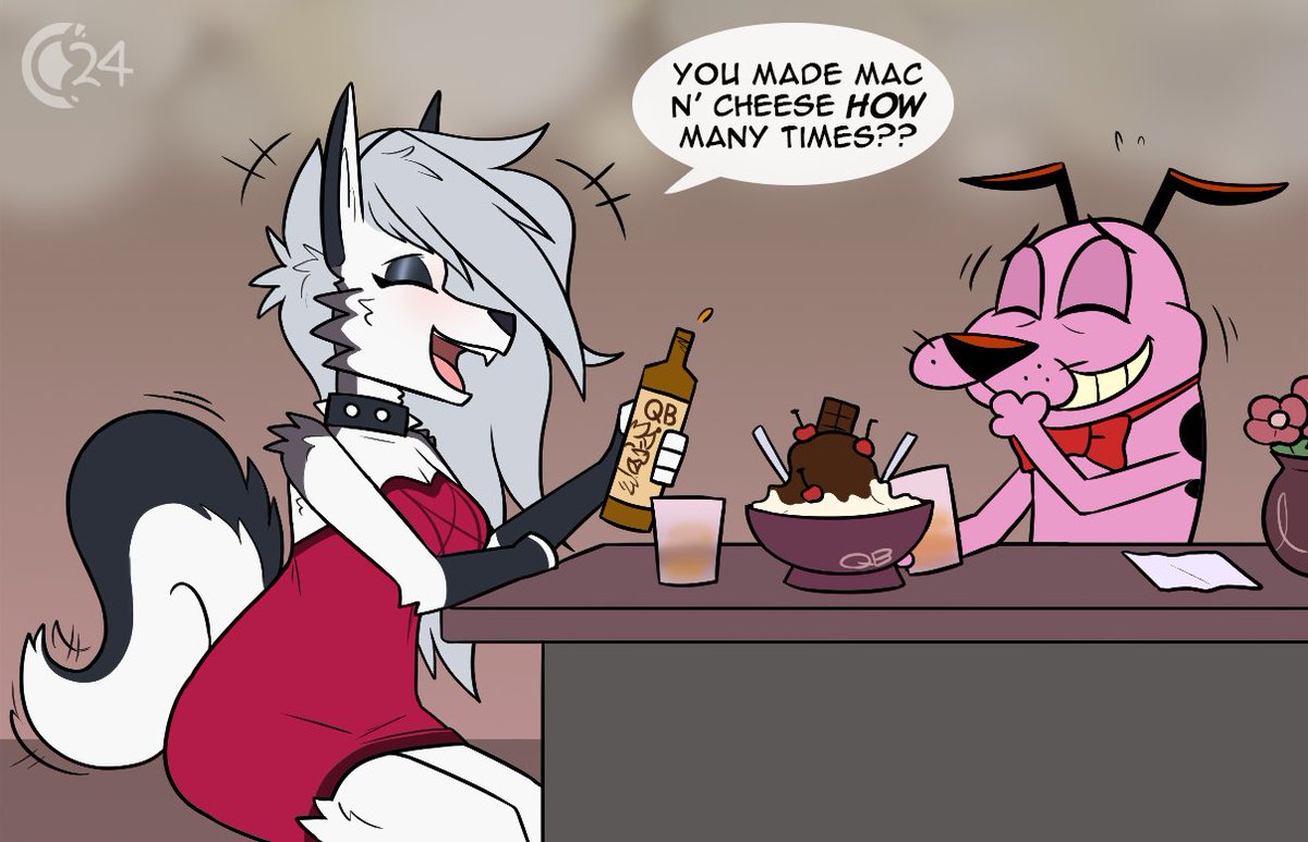 ChocEnd's tweet image. The Courage x Loona series so far!