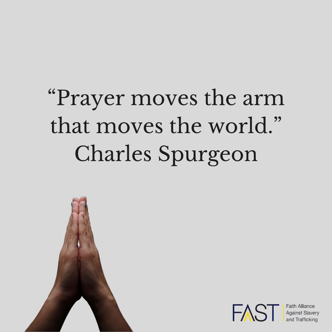 FAASTIntl's tweet image. It can be difficult to know how to pray about such a large and complex issue as human trafficking. To help you pray more specifically about it, we have a variety of Prayer Guides. Join with us as we ask God to help end oppression and restore survivors. bit.ly/3ZdMTzc