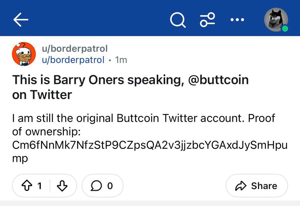 JUST IN: $BUTTCOIN price rallies 60% in the past 24 hours, allegedly linked  to original 2011 Buttcoin meme creator.