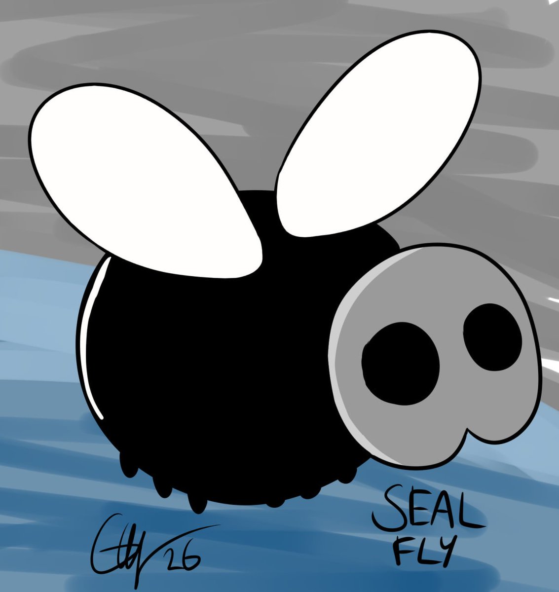 GarsonOfficial's tweet photo. Wish @TeamCherryGames would add the seal-like npc in the Sea of Sorrow

#digitalart #hollowknight #silksong #oc https://t.co/4ky5OAsZFk