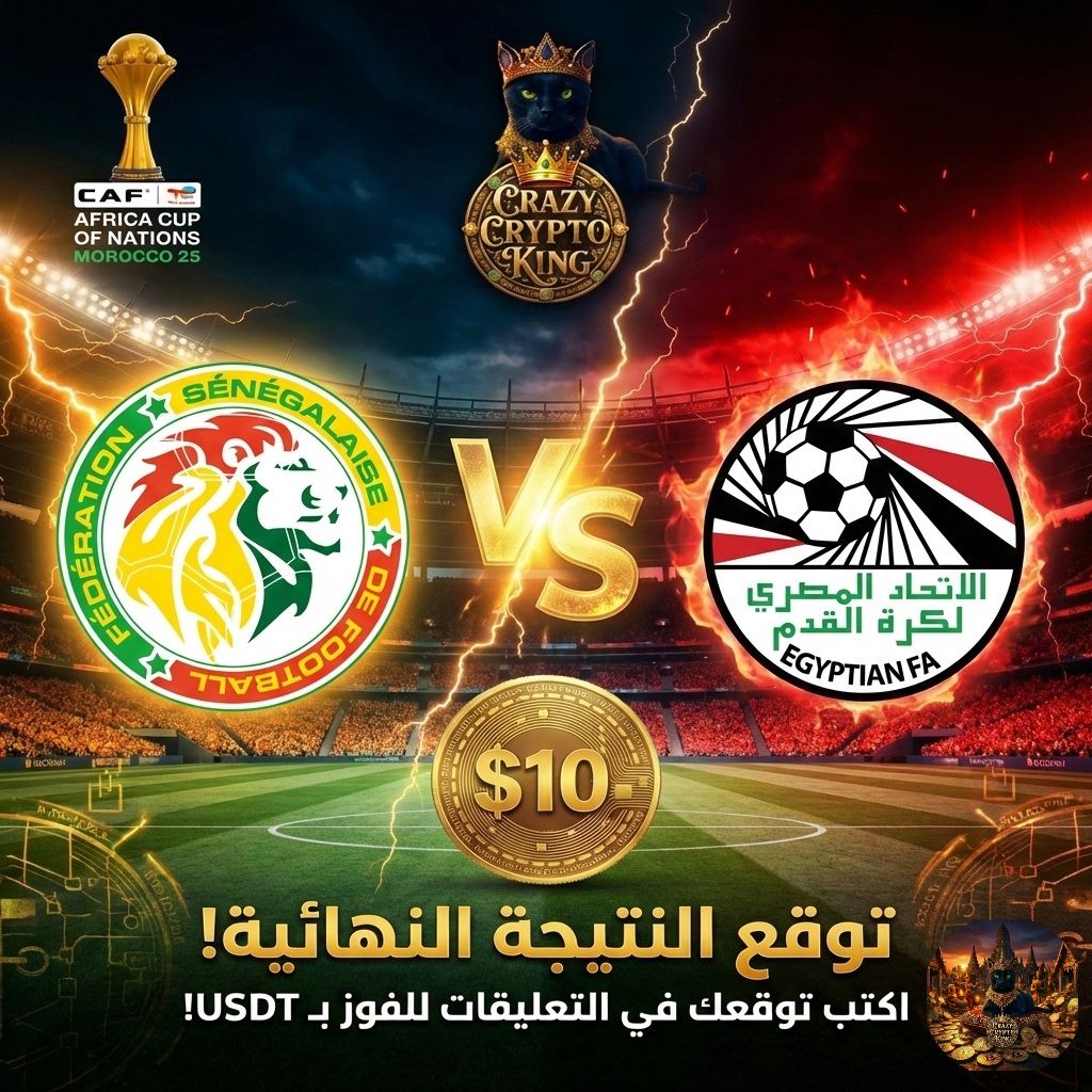 من سيفوز في القمة المنتظرة؟ مصر 🇪🇬 🆚 السنغال 🇸🇳
توقع النتيجة الصحيحة وادخل السحب على 10$ 🎁

📝 الشروط:
1️⃣ متابعة الحساب
2️⃣ لايك + رتويت للتغريدة.
3️⃣ اكتب توقعك في تعليق واحد فقط
4️⃣ منشن لـ 3 من أصحابك 

بالتوفيق للجميع! 🔥

#مصر_السنغال #سحب #مسابقة #المنتخب_المصري #كريبتو