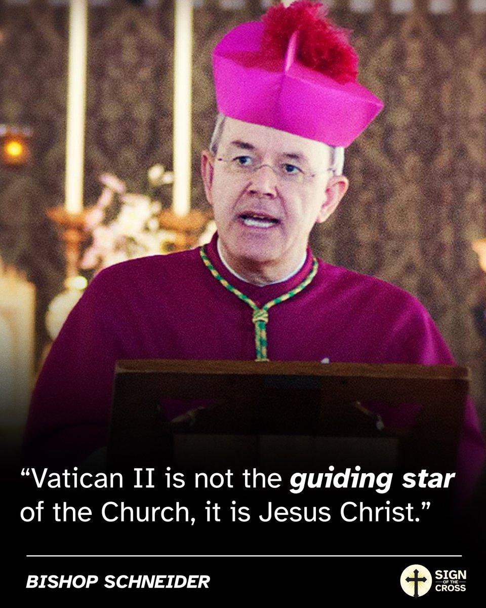 CatholicSOTC's tweet image. Bishop Schneider REBUKES Pope Leo: “Vatican II is not the guiding star of the Church, it is Jesus Christ.”

lifesitenews.com/episodes/bisho…