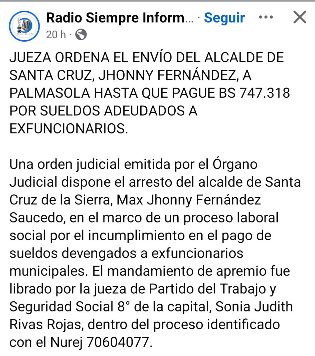Ojala el SINDICATO DE TRABAJADORES MUNICIPALES, se una a esta querella y hagan pagar al alcalde el incremento salarial desde no sé q año y el bono de te q no paga hace varios meses atrás. Sindicato luche por todos los trabajadores. Sindicalizados y no también por los de contrato