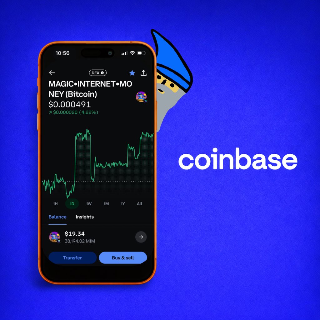 $MIM is now live on <a href="/coinbase/">Coinbase 🛡️</a>, making it available to over 100M people worldwide

powered by <a href="/minelabs_/">RuneMine | Mine Labs</a> and <a href="/solana/">Solana</a>