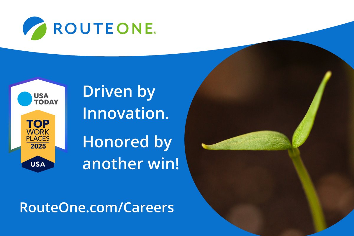 RouteOne tweet media