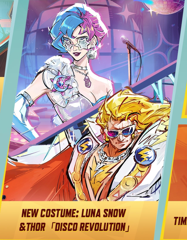 RivalsLeaks's tweet image. NEW DISCO REVOLUTION SKINS FOR LUNA AND THOR RELEASING JAN 23RD
#MarvelRivals