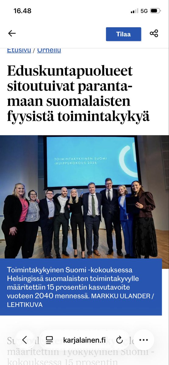 Sari Essayah tweet media