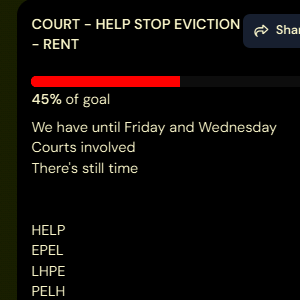Final day on this goal.

Maybe the last I have left I have as someone free.

Starting a GFM and selling everything I own.

I just wanna live.

Best wishes to you all.